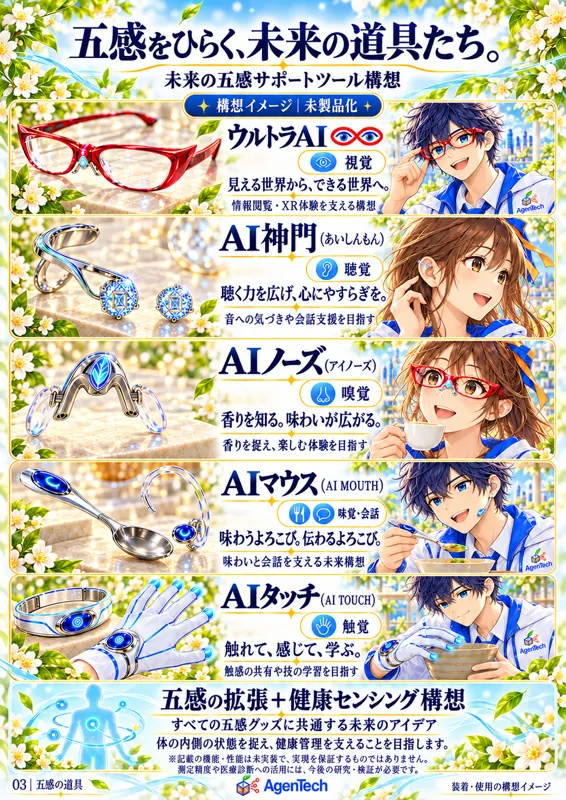 五感を支えるAIツールの未来構想画像